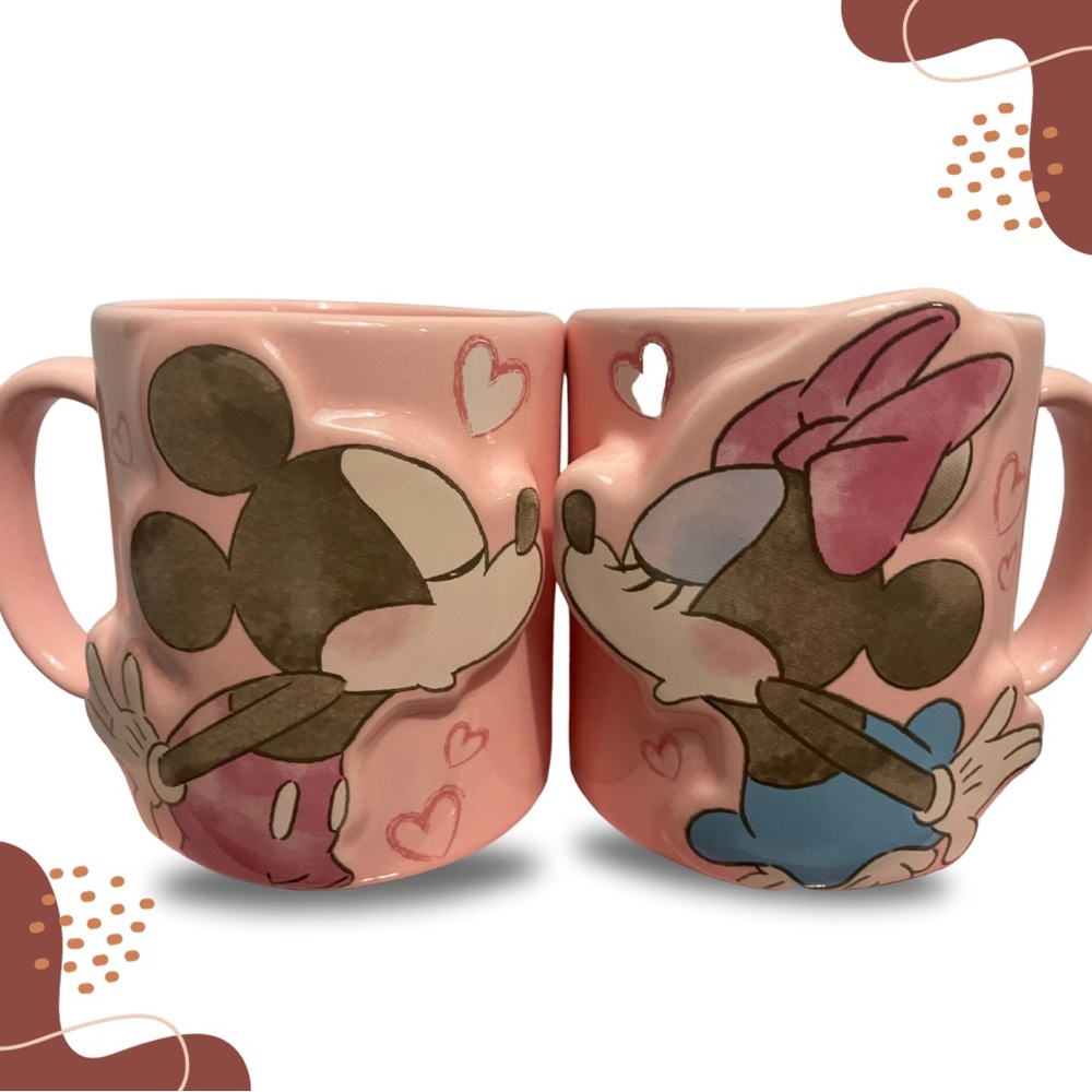 COPY - COPY - MICKEY & MINNIE AIR MUG - DESIGNED IN JAPAN